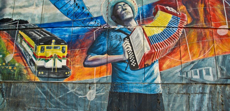 Declaran al vallenato Patrimonio Inmaterial de la Humanidad - riohacha-vallenato-mural